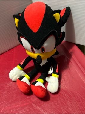 Shadow the Hedgehog Plush Toy - Black & Red Stuffed Animal